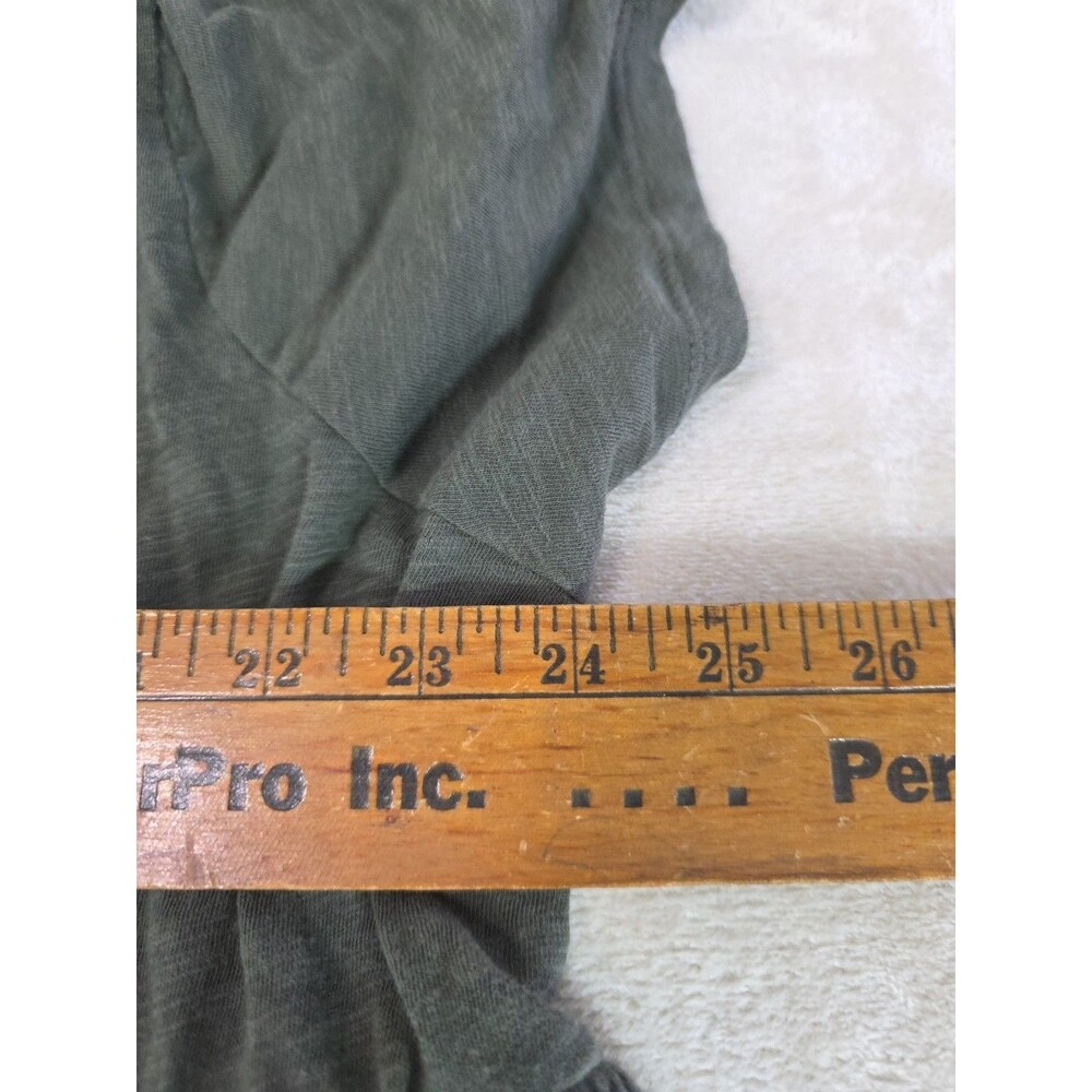 Torrid Sleep Sz 1 Green Short Sleeve Button Down Sleep Dress Pockets 100% Cotton - Picture 8 of 9